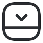 Sidebar Bottom SVG Icon